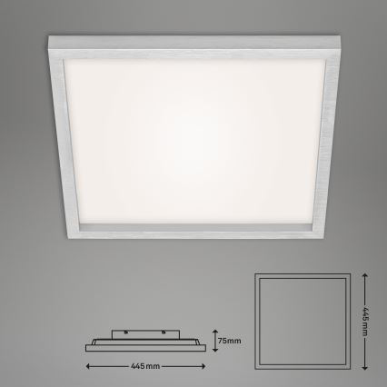 Briloner 7371-014 - LED Димируем плафон LED/24W/230V 3000-6500K + дистанционно