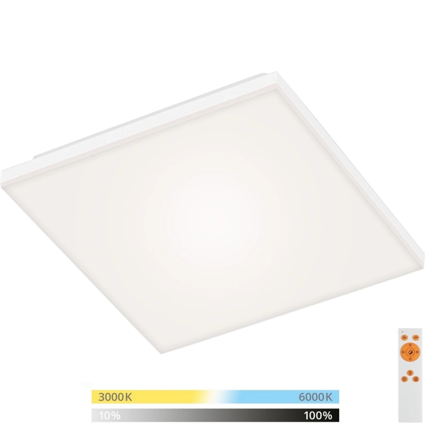 Briloner 7378-016 - LED Димируем панел LED/12W/230V 3000/4000/6500K + дистанционно управление