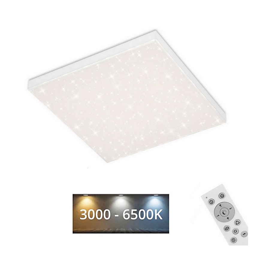 Briloner 7381-016 - LED Димируем плафон STARRY SKY LED/15W/230V 3000-6500K + дистанционно управление