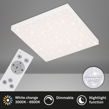 Briloner 7381-116 - LED Димируем плафон STARRY SKY LED/24W/230V 3000-6500K + дистанционно управление