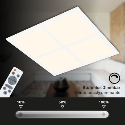 Briloner 7387-016 - RGBW Димируем плафон LED/24W/230V 3000-6500K + дистанционно управление