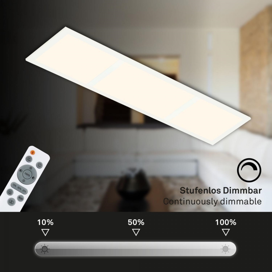 Briloner 7388-016 - RGBW Димируем плафон LED/24W/230V 3000-6500K + дистанционно управление