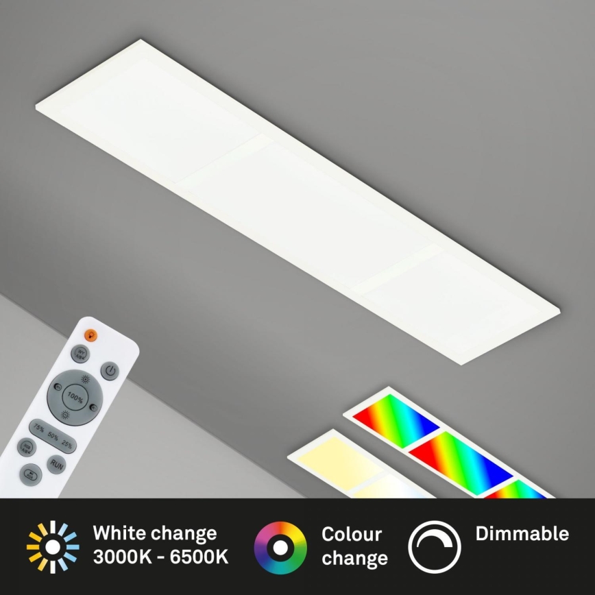 Briloner 7388-016 - RGBW Димируем плафон LED/24W/230V 3000-6500K + дистанционно управление