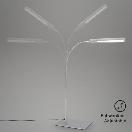 Briloner 7389-014 - LED Димируем докосване flexible настолна лампа SERVO LED/8W/230V 3000/4000/6500K