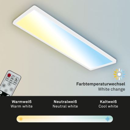 Briloner 7403-016 - LED Димируем плафон SLIM LED/23W/230V 2700-6500K + дистанционно управление