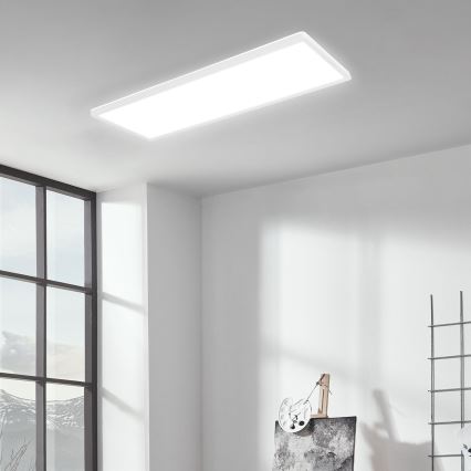 Briloner 7404-016 - LED RGBW димируем повърхностно монтиран панел LED/22W/230V 4000K + дистанционно управление
