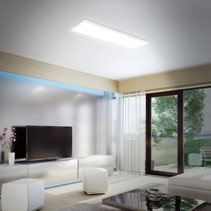 Briloner 7404-016 - LED RGBW димируем повърхностно монтиран панел LED/22W/230V 4000K + дистанционно управление