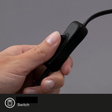 Briloner 7406-015 - Настолна лампа TALE 1xE27/25W/230V черен