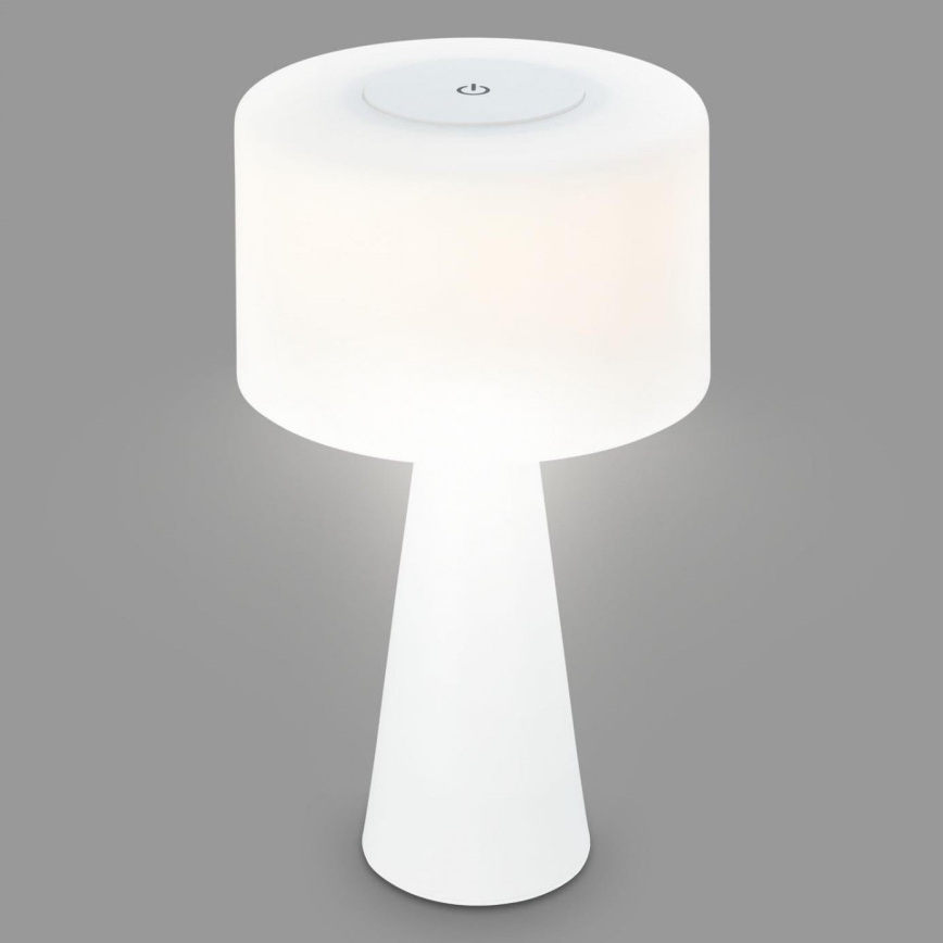 Briloner 7420016 - LED Димируема акумулаторна сензорна екстериорен настолна лампа LED/4W/5V IP44 3000K бял
