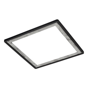Briloner 7457-414 - LED плафон SLIM LED/18W/230V 4000K 29x29 cm, черен