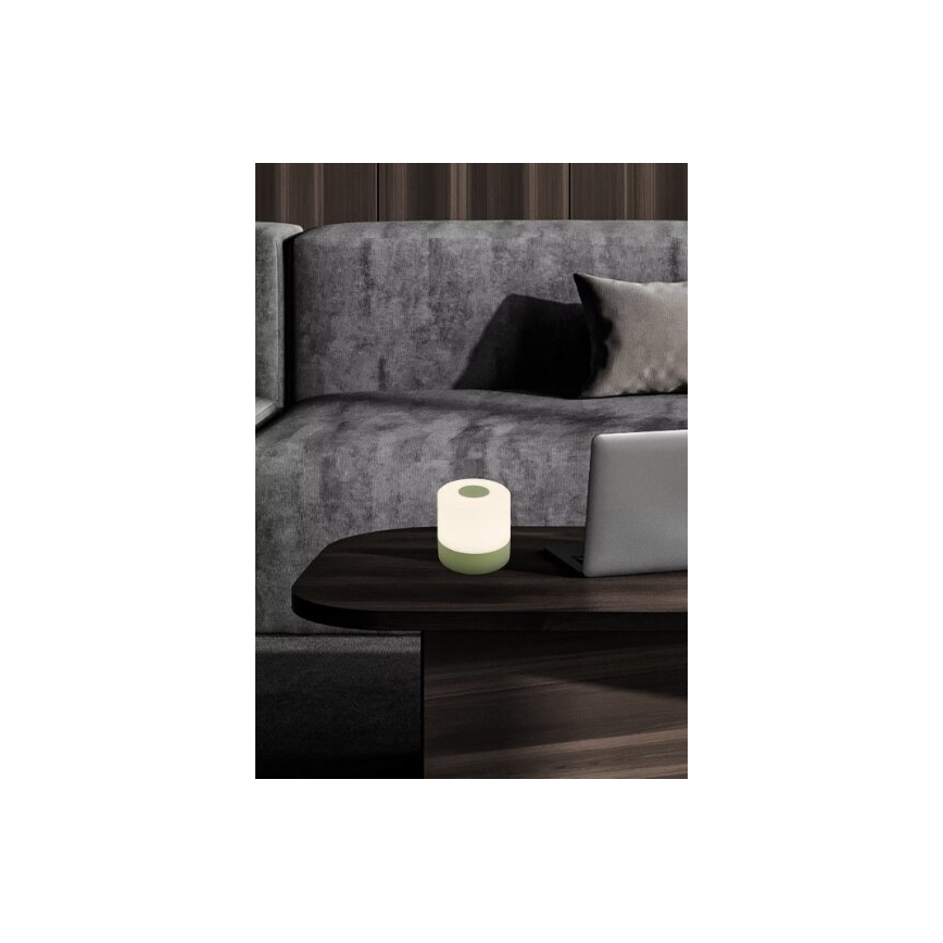Briloner 7461019 - LED Димируем акумулаторен екстериорен настолна лампа LED/2W/5V IP44 зелен