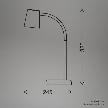 Briloner 7476-011 - Настолна лампа SKRIVA 1xGU10/9W/230V бежова