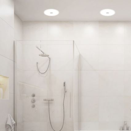 Briloner 7482019 - LED вградено осветително тяло за баня LED/14W/230V 3000/4000/6500K IP44 бяло