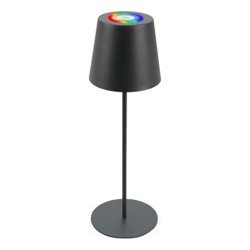 Briloner 7507015 - LED RGB Димируем акумулаторен екстериорен настолна лампа 2в1 LED/2,5W/5V IP44 антрацит