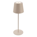 Briloner 7508011 - LED регулируема презареждаема външна настолна лампа 2 в 1 LED/2,5W/5V IP44 бежова