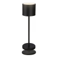 Briloner 7521015 - димируема презареждаема настолна лампа SIGO за външна употреба LED/2,5W/5V IP44 2600 mAh черна