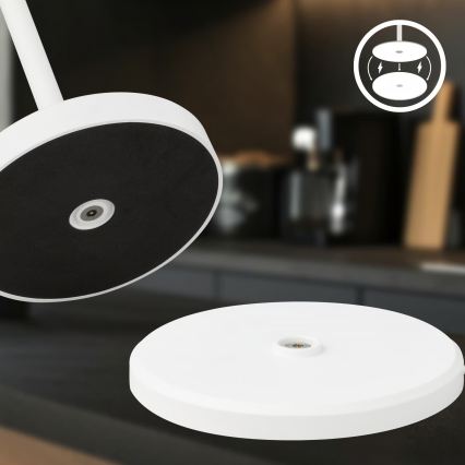 Briloner 7521016 - Димируема презареждаема настолна лампа за външна употреба SIGO LED/2,5W/5V IP44 2600 mAh бяла