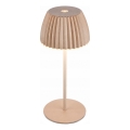 Briloner 7552-011 - LED димируема презареждаема сензорна външна настолна лампа MINI LED/1,5W/5V IP44 1800 mAh бежова