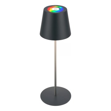 Briloner 7559015 - COLORIS LED RGB димируема презареждаема външна настолна лампа LED/3,5W/5V IP44 2000 mAh антрацит Wi-Fi Tuya