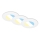 Briloner 7598036 - К-кт 3x LED Лампа за вграждане в баня LED/4,9W/230V IP44 2700/4000/6500K бял