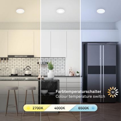 Briloner 7598036 - К-кт 3x LED Лампа за вграждане в баня LED/4,9W/230V IP44 2700/4000/6500K бял