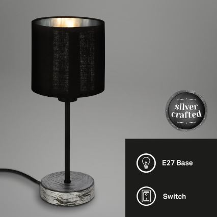 Briloner 7737-014 - Настолна лампа SILVER CRAFTED 1xE14/25W/230V