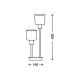 Briloner 7810-022 - Настолна лампа TAUPE 2xE14/5,5W/230V