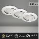 Briloner 8309-039 - К-кт 3x LED Димируема лампа за вграждане в баня LED/5W/230V IP23