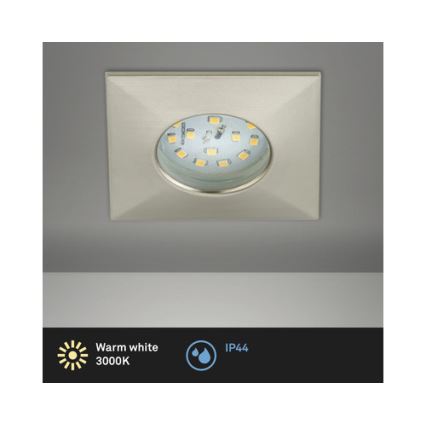 Briloner 8313-012 - LED Лампа за вграждане в баня LED/5W/230V IP44 матов хром