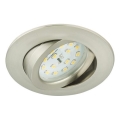 Briloner 8317-012 - димируемо LED осветително тяло за окачен таван за баня LED/5,5W/230V IP23 матов хром