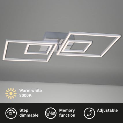 Briloner - LED Димируем плафон FRAMES LED/40W/230V