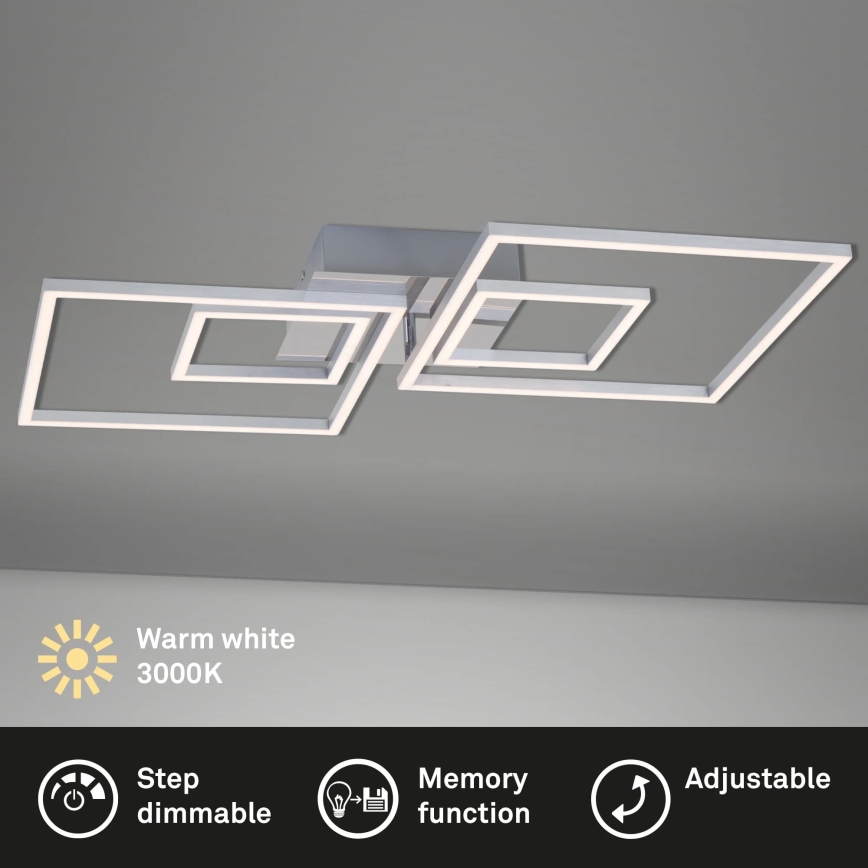 Briloner - LED Димируем плафон FRAMES LED/40W/230V