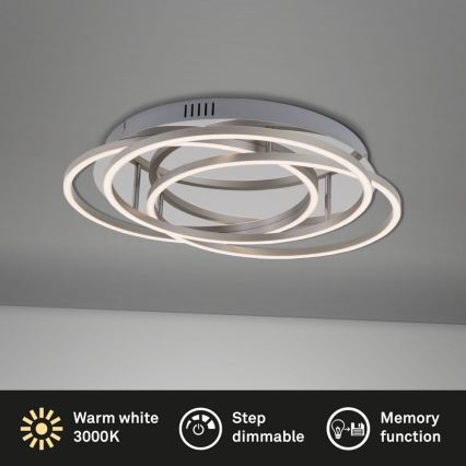 Briloner - LED Димируем плафон FRAMES LED/60W/230V лъскав хром