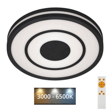 Briloner - LED Димируем плафон RIPPLE LED/24W/230V 3000-6500K + дистанционно управление