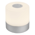 Briloner - LED димируема презареждаема сензорна външна настолна лампа LED/2W/5V 2700K IP44 1200 mAh матов хром