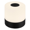Briloner - LED димируема зареждаема сензорна външна настолна лампа LED/2W/5V 2700K IP44 1200 mAh черна