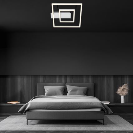 Briloner - LED плафон FRAME LED/22W/230V 3000K 30x32 cm матов хром