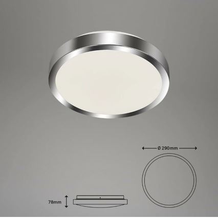 Briloner - LED Плафон за баня SPLASH LED/15W/230V IP44