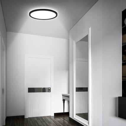 Briloner - LED таванно осветително тяло за баня с сензор MOVE LED/18W/230V IP44 диаметър 29 см бяло