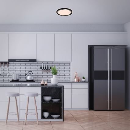 Briloner - LED Плафониера KAHIKO LED/15W/230V черен