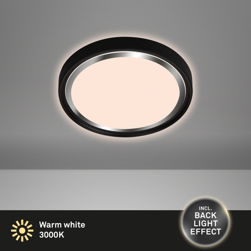 Briloner - LED Плафониера KAHIKO LED/15W/230V черен