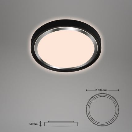 Briloner - LED Плафониера KAHIKO LED/15W/230V черен