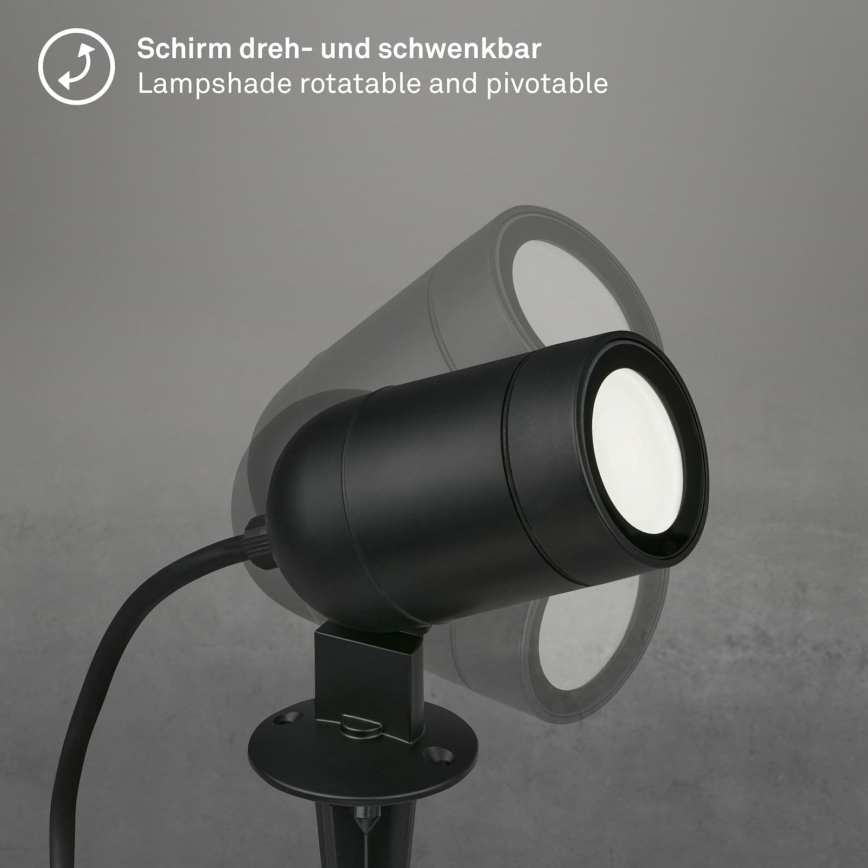 Briloner - LED RGBW димируемо външно осветително тяло LED/4,4W/230V 2700/4000/6500K IP44 Wi-Fi Tuya