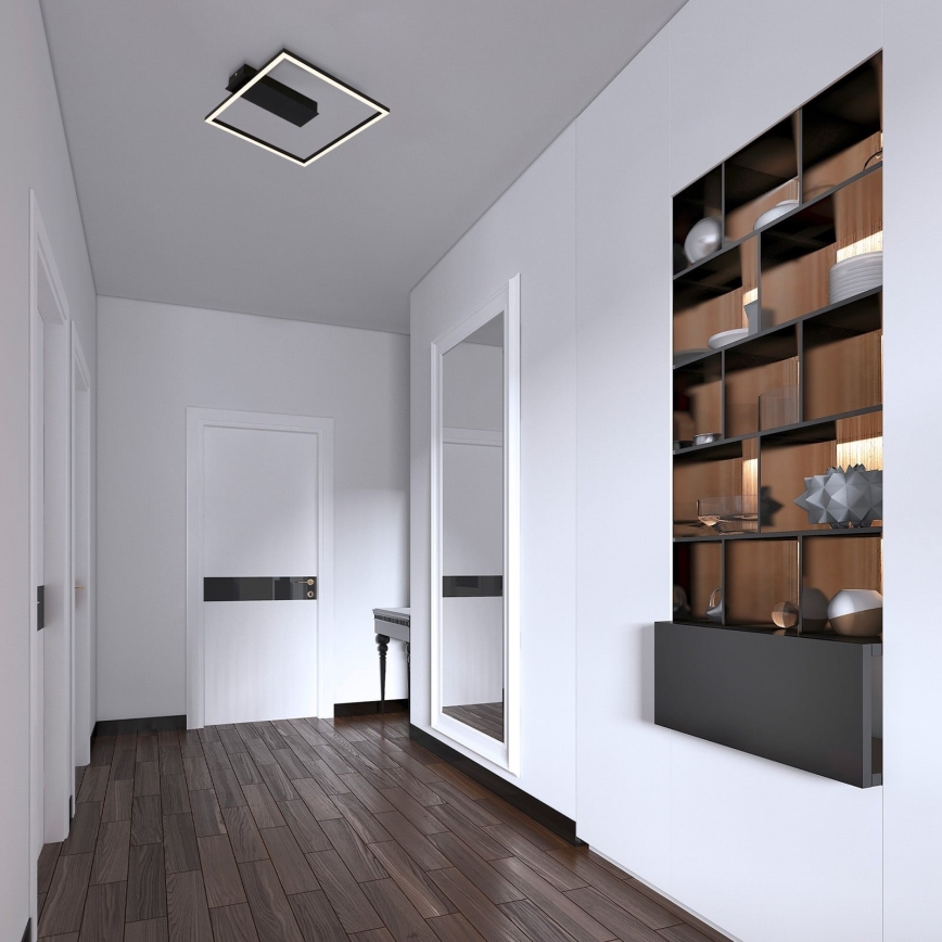 Briloner - LED таванно осветително тяло FRAME LED/14W/230V 3000K 30x32 cm черно