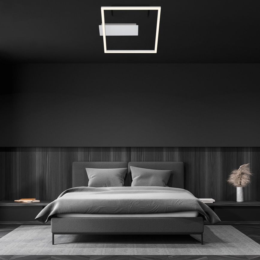 Briloner - LED таванно осветително тяло FRAME LED/14W/230V 3000K 30x32 см матов хром