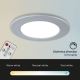 Briloner - К-кт 3x LED Димируема лампа за вграждане в баня LED/4,8W/230V 3000-6500K IP44 + дистанционно управление