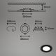 Briloner - К-кт 3x LED Лампа за вграждане в баня LED/3W/230V IP23
