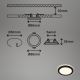Briloner - К-кт 3x LED Лампа за вграждане в баня LED/3W/230V IP44