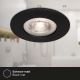 Briloner - К-кт 3x LED Лампа за вграждане в баня LED/4,9W/230V IP44 черен