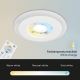 Briloner - К-кт 3x LED RGBW Димируема лампа за окачен таван на баня LED/5W/230V 3000-6500K IP44 + дистанционно управление